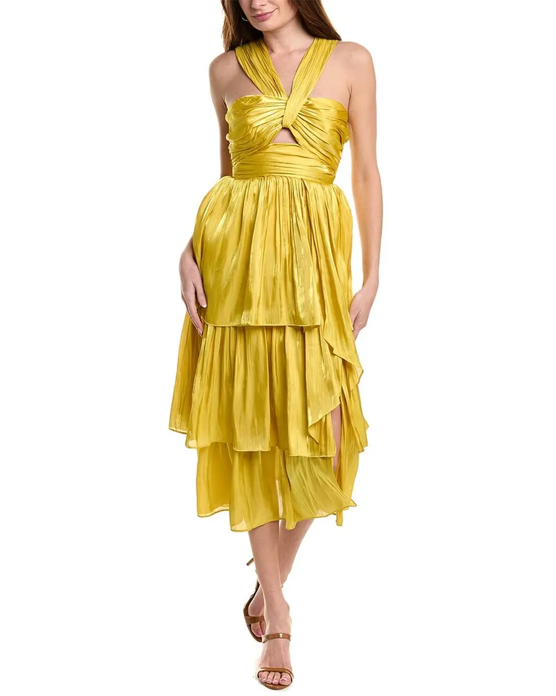 Cinq à Sept Cinq á Sept Malia Tiered Midi Dress Nocolor