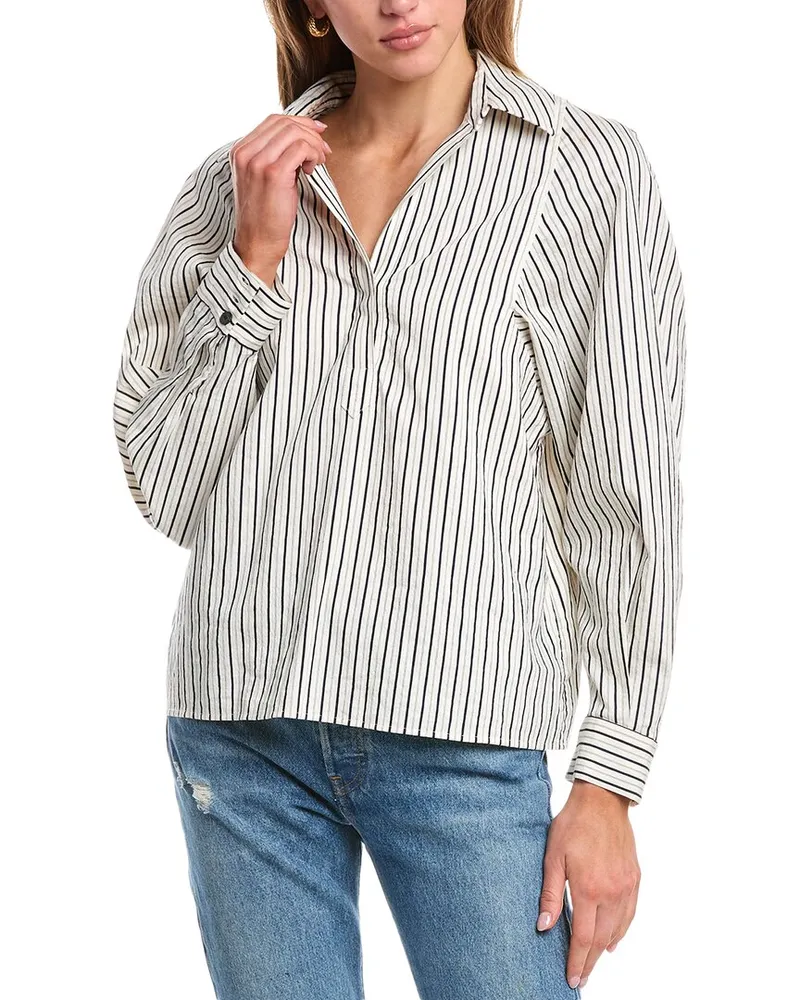 ba&sh Felicia Shirt Beige