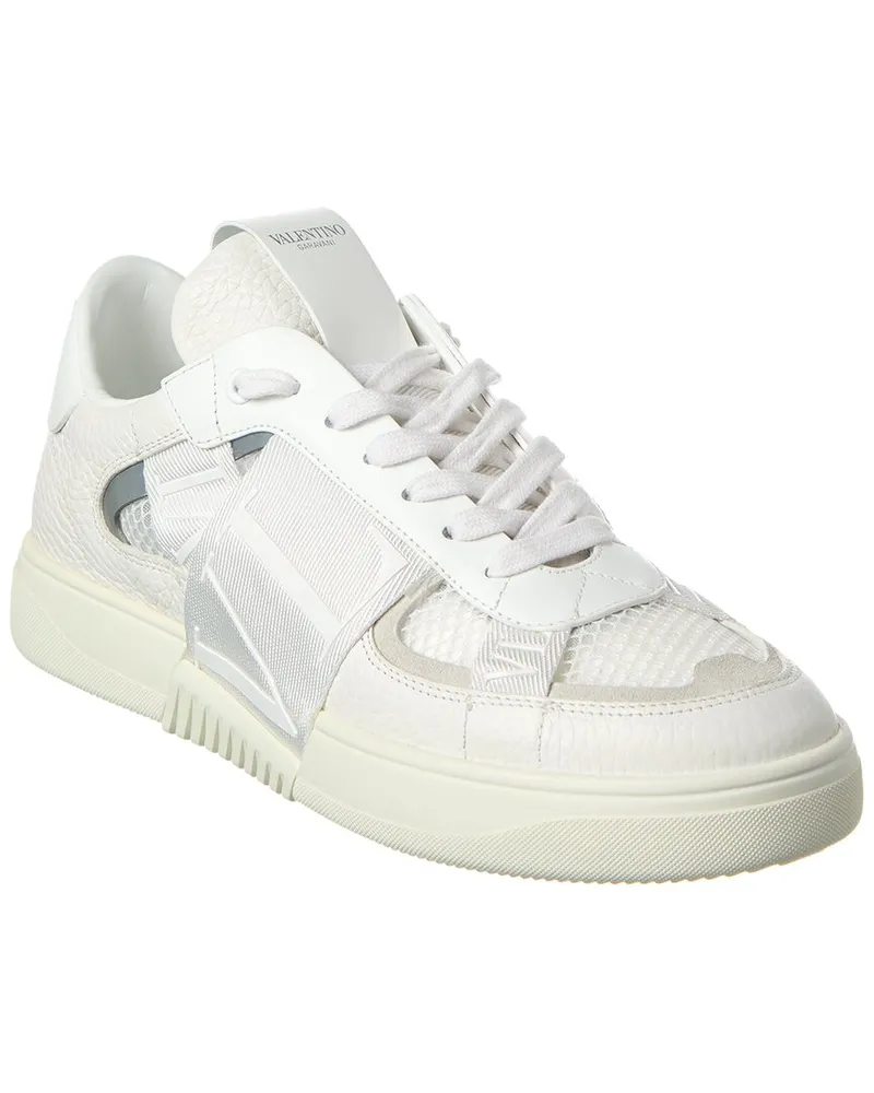 Valentino Garavani VLTN Mesh & Leather Sneaker White