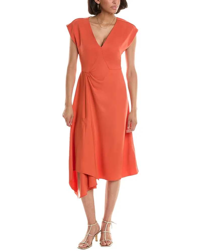 Equipment A-Line Dress Red