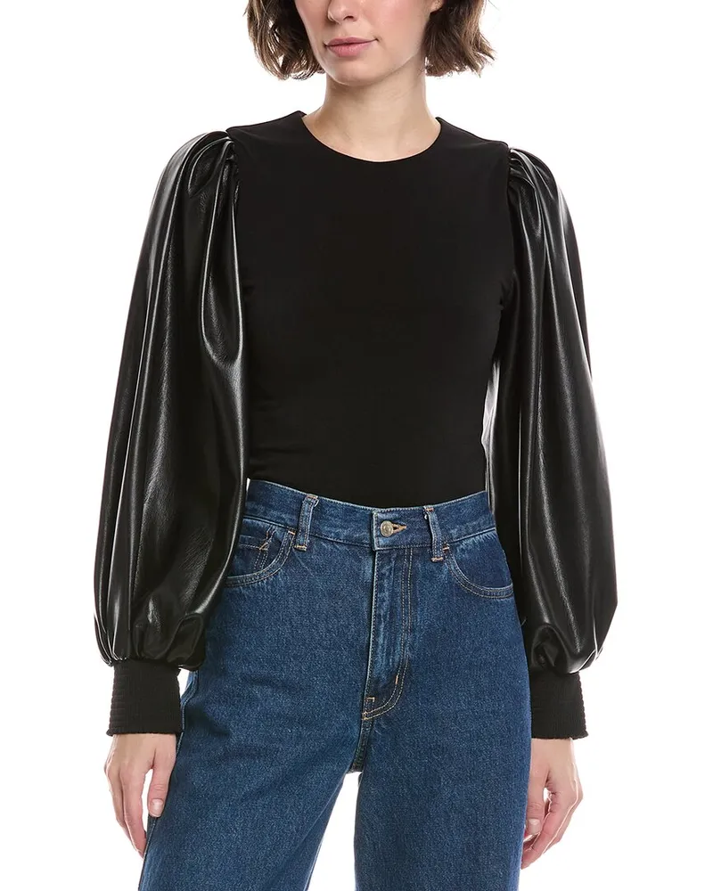 Alice + Olivia Latoria Top Black