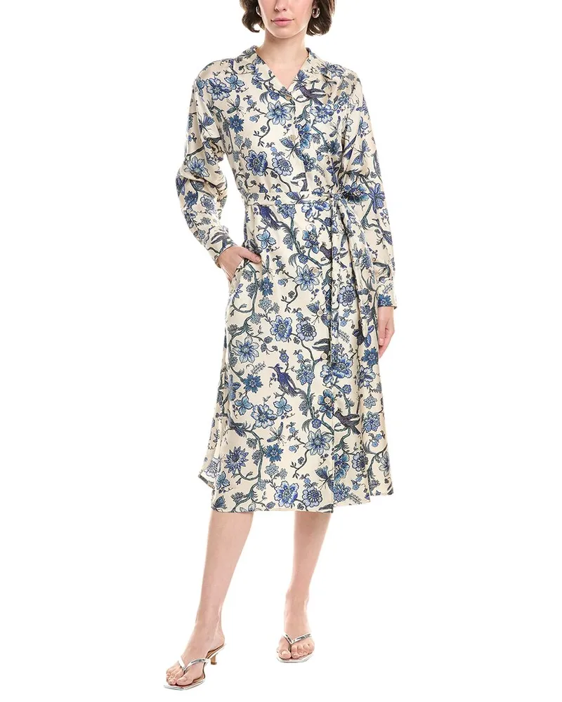Max Mara Gaia Silk Shirtdress Beige