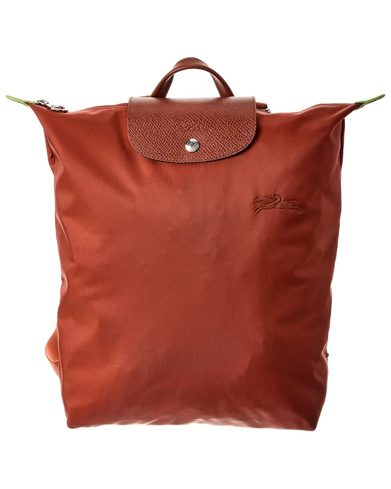 Longchamp Le Pliage Green Medium Canvas Backpack Nocolor