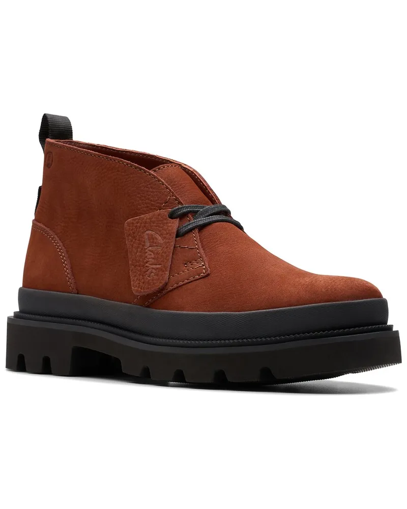 Clarks Badell Leather Boot Brown