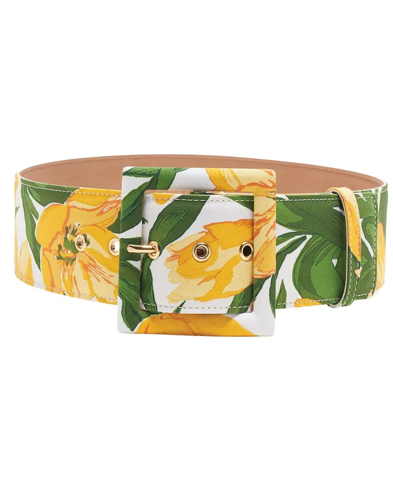 Carolina Herrera New York Icon Belt White