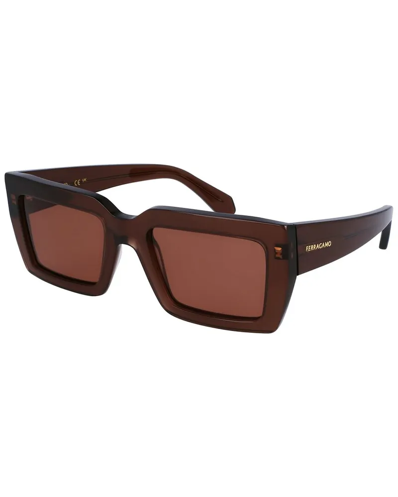 Ferragamo Women's 76058 54mm Sunglasses Brown
