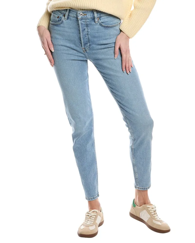 RE/DONE Mid 90S High-Rise Skinny Jean Blue