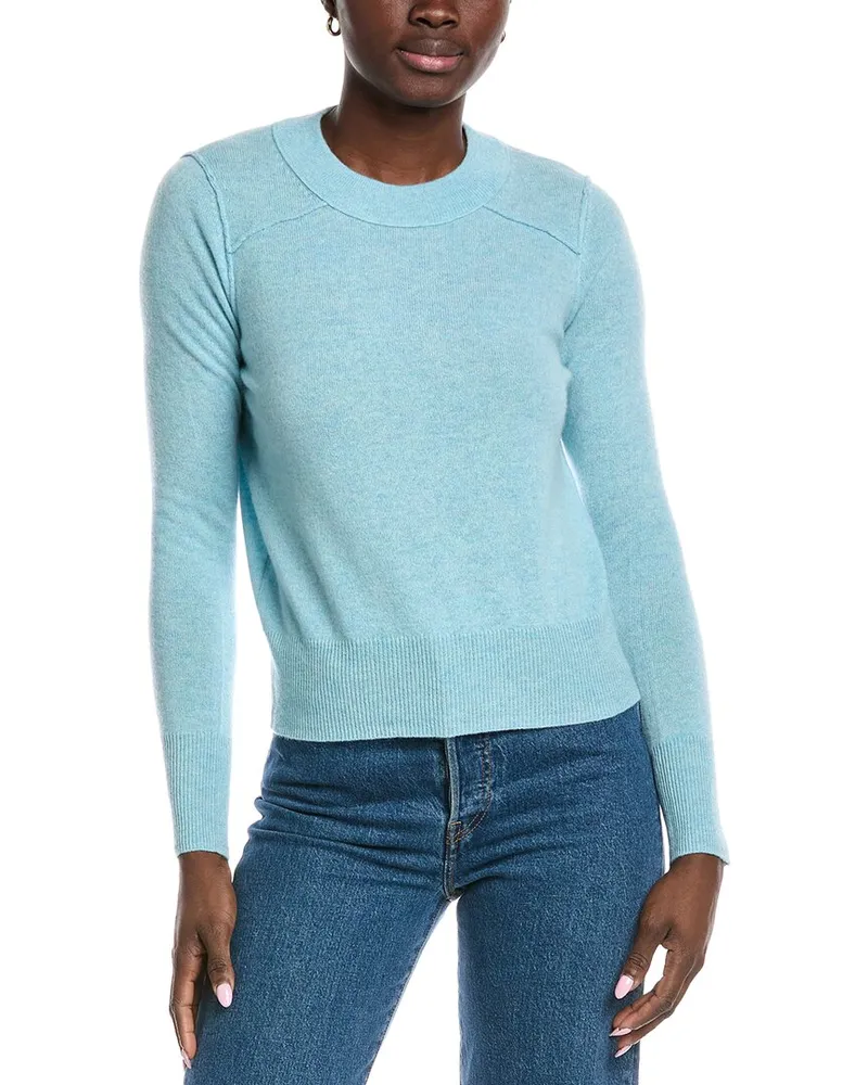 Autumn Cashmere Cropped Cashmere Sweater Nocolor