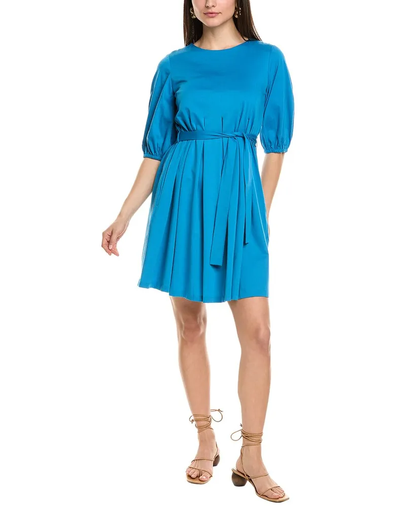 Max Mara Jumbo Mini Dress Blue