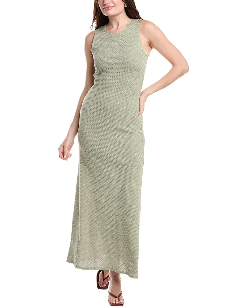 Rag & Bone Carine Crochet Tank Maxi Dress Green