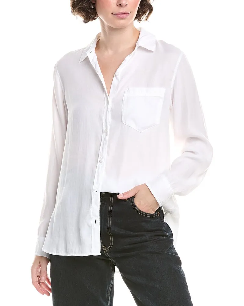 Bella Dahl Boyfriend Button-Up Shirt White