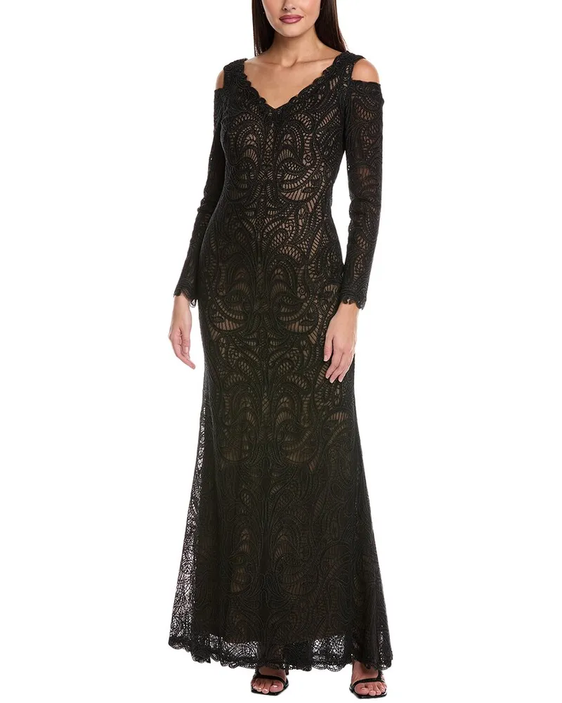 Tadashi Shoji Lace Maxi Dress Black