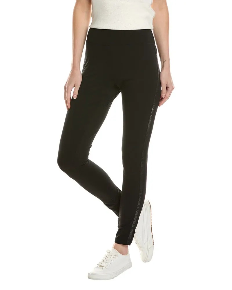 Karl Lagerfeld Skinny Tape Legging Black