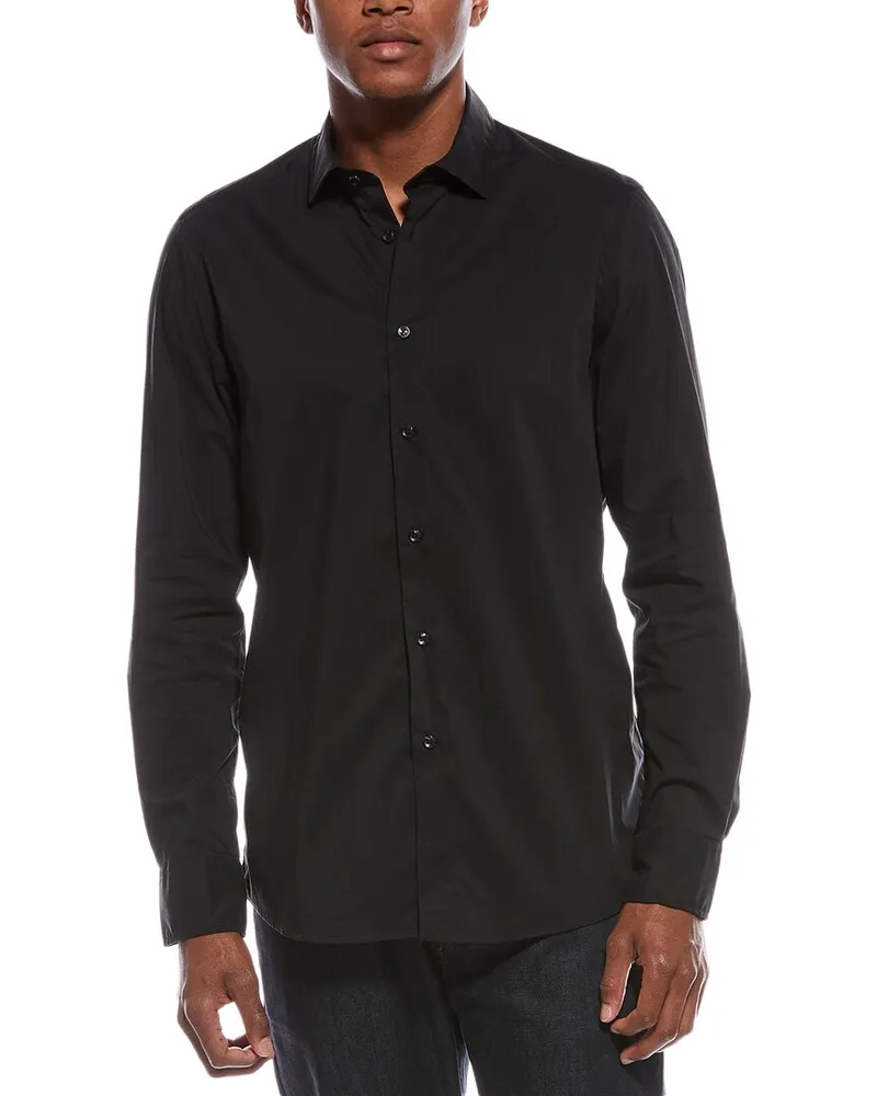 7 for all mankind Poplin Shirt Black