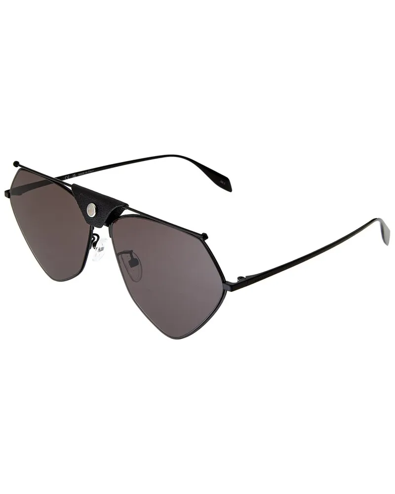 Alexander McQueen Unisex AM0317S 62mm Sunglasses Black