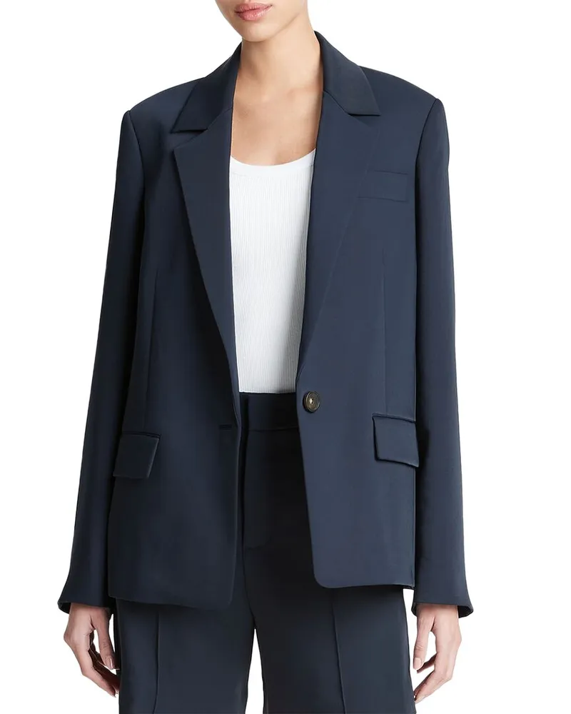 Vince Soft Suiting Single Breasted Blazer Nocolor