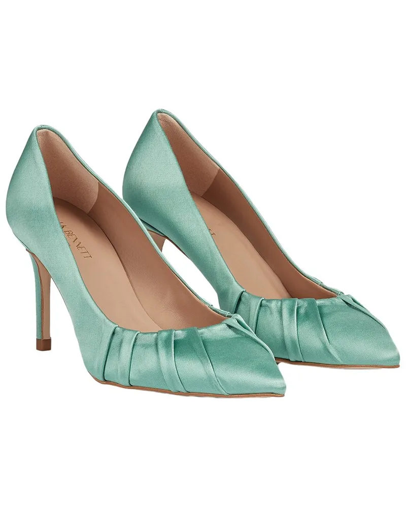 L.K.Bennett  Florena Satin Closed Courts Blue