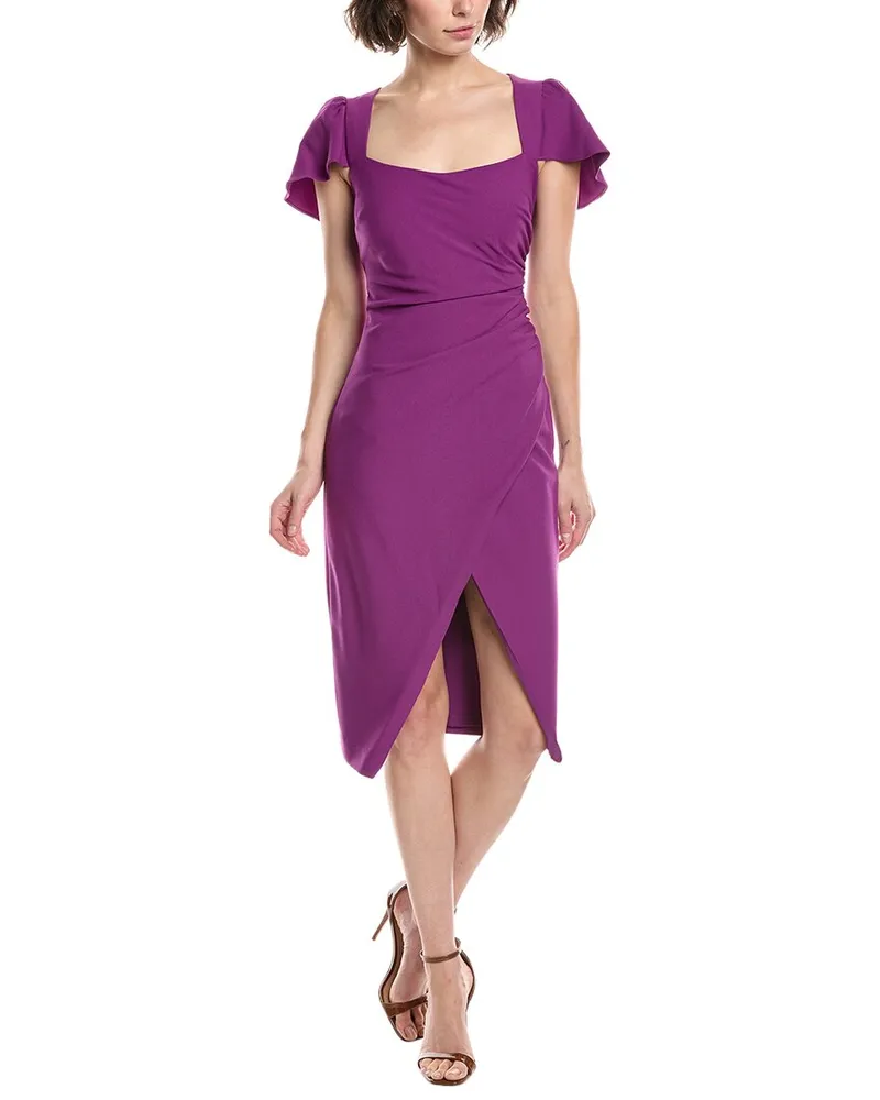 Black Halo Meredith Sheath Dress Purple