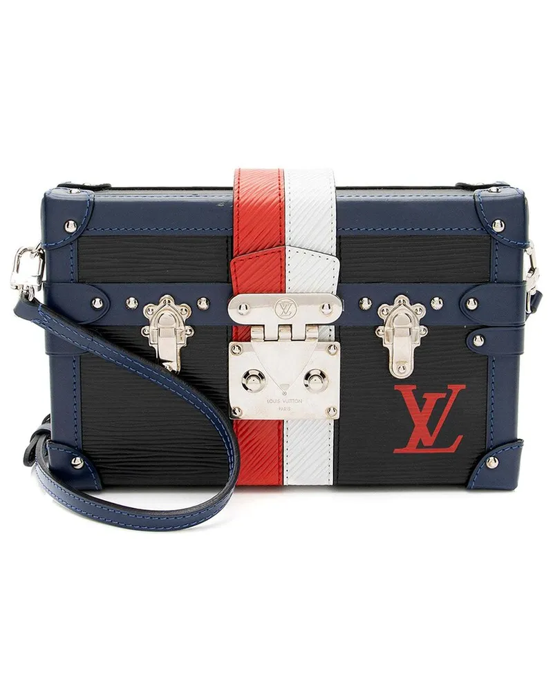 Louis Vuitton Black Epi Leather Petite Malle Bag (Authentic Pre-Loved Nocolor