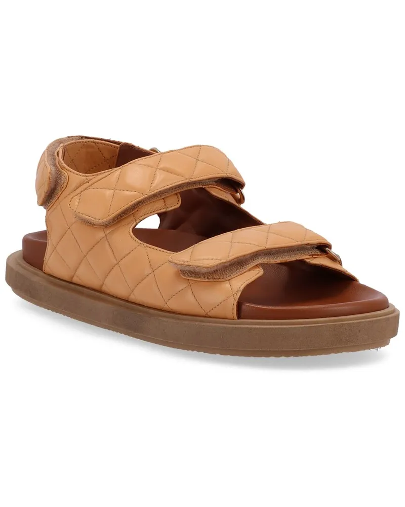 Alohas Hook-Loop Leather Sandal Nocolor