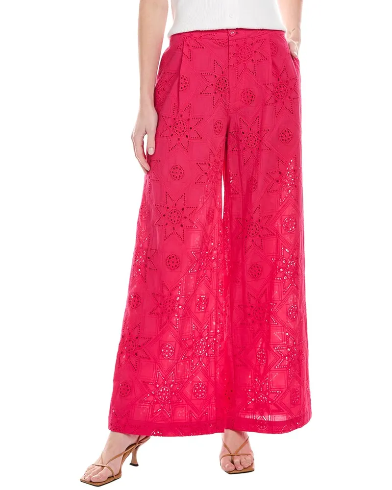 Johnny Was Kolbie Wide Leg Pant Pink