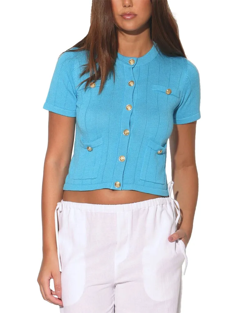 Walter Baker Louise Cardigan Blue