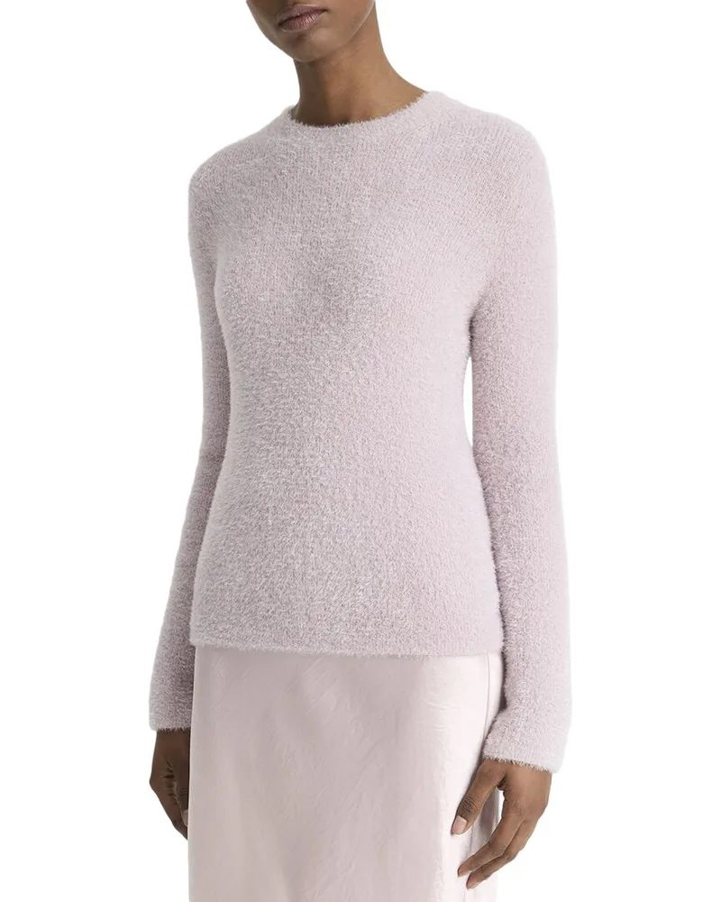 Vince Lurex Soft Eyelash Pullover Purple