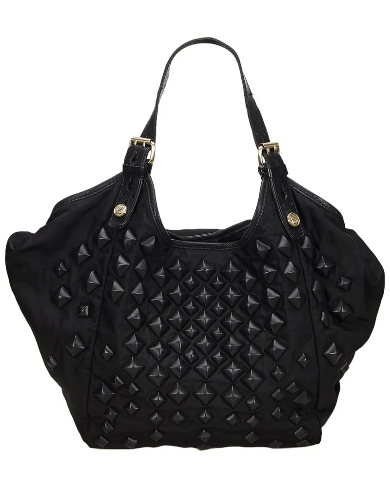 Givenchy Black Nylon Studded Sacca Bag (Authentic Pre-Loved Nocolor