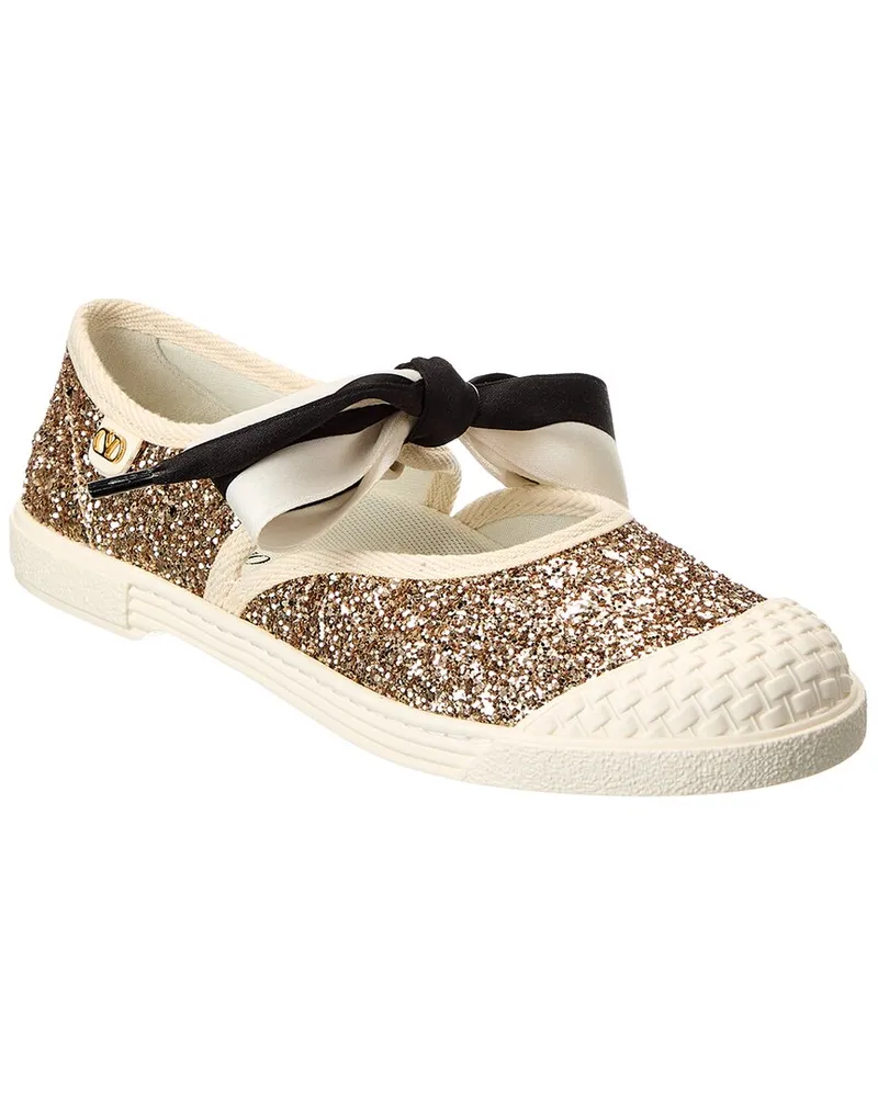 Valentino Garavani Glitter Sneaker Gold