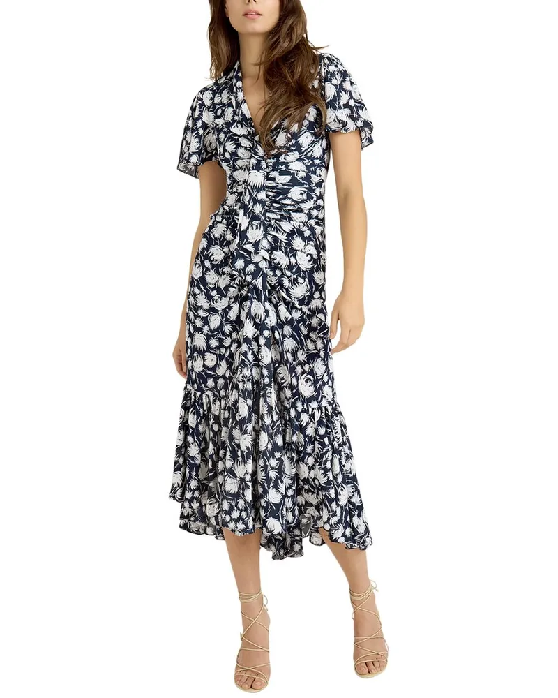 Cinq à Sept Graphic Floral Peeta Dress Nocolor