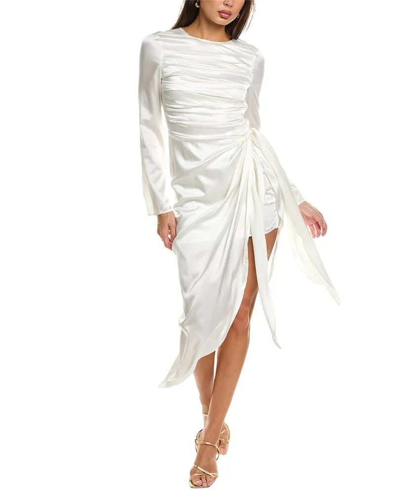 AIIFOS Christy Silk-Blend Mini Dress Nocolor