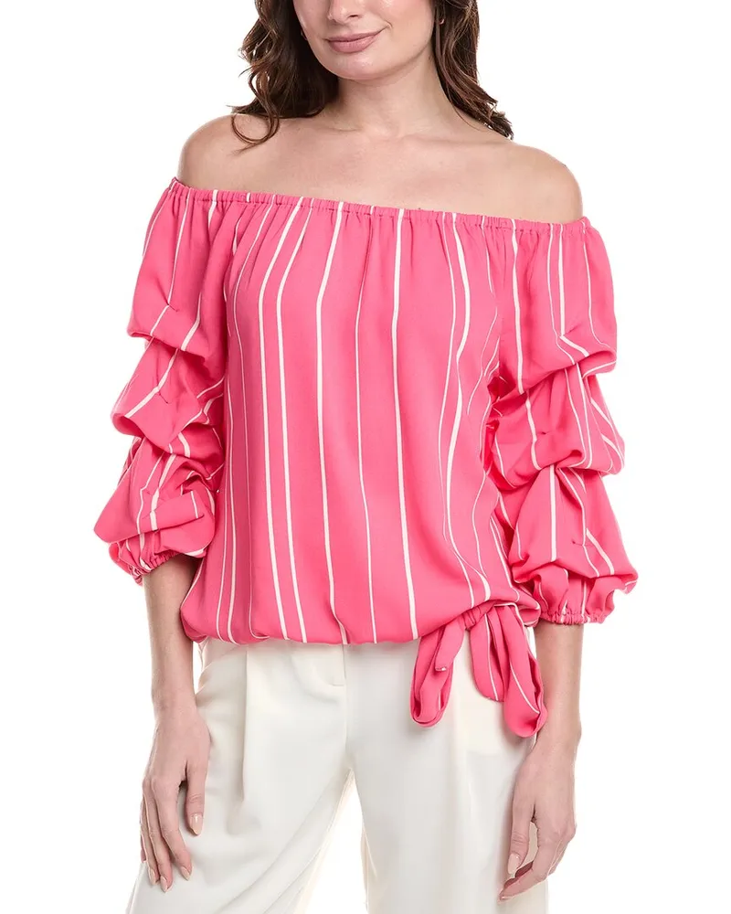 Vince Camuto Off-The-Shoulder Blouse Pink