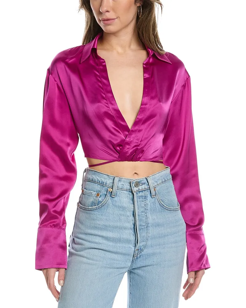 NICHOLAS Edeline Silk Top Pink
