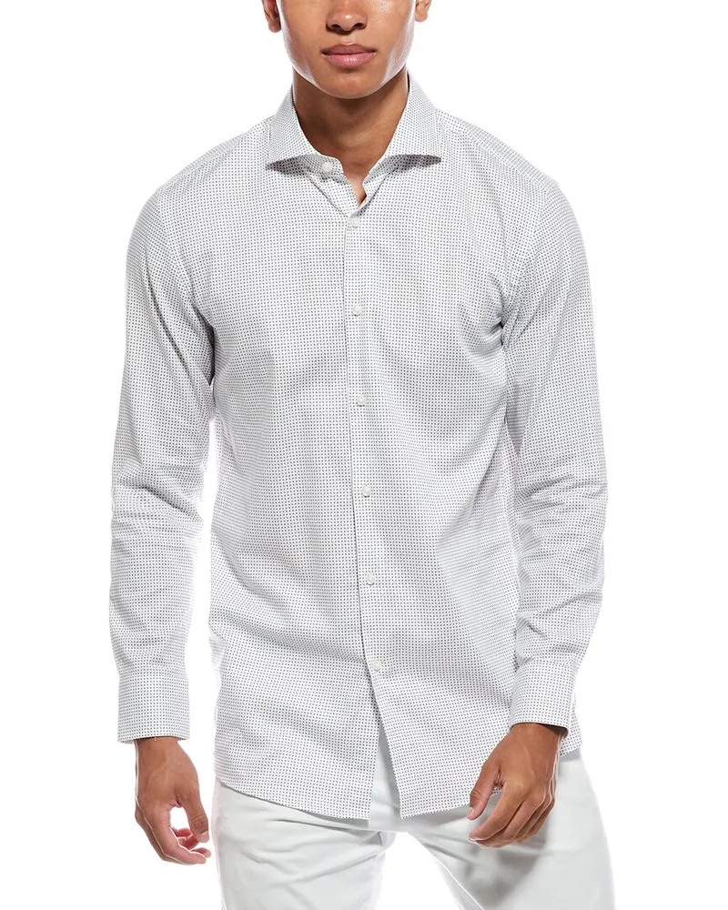 HUGO BOSS Max Sharp Fit Dress Shirt White