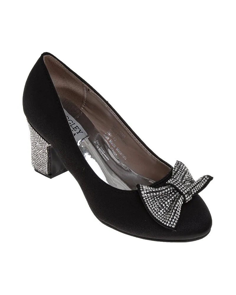 Badgley Mischka Bow Dress Shoe Black