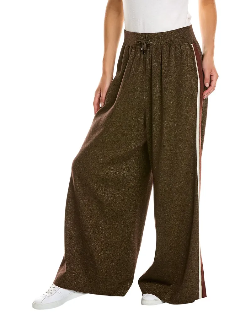 Brunello Cucinelli Cashmere & Silk-Blend Pant Nocolor