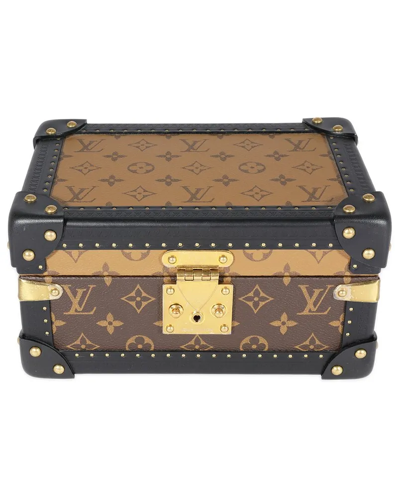 Louis Vuitton Black, Brown Monogram Reverse Canvas Coffret Tresor 24  (Authentic Pre-Loved Nocolor