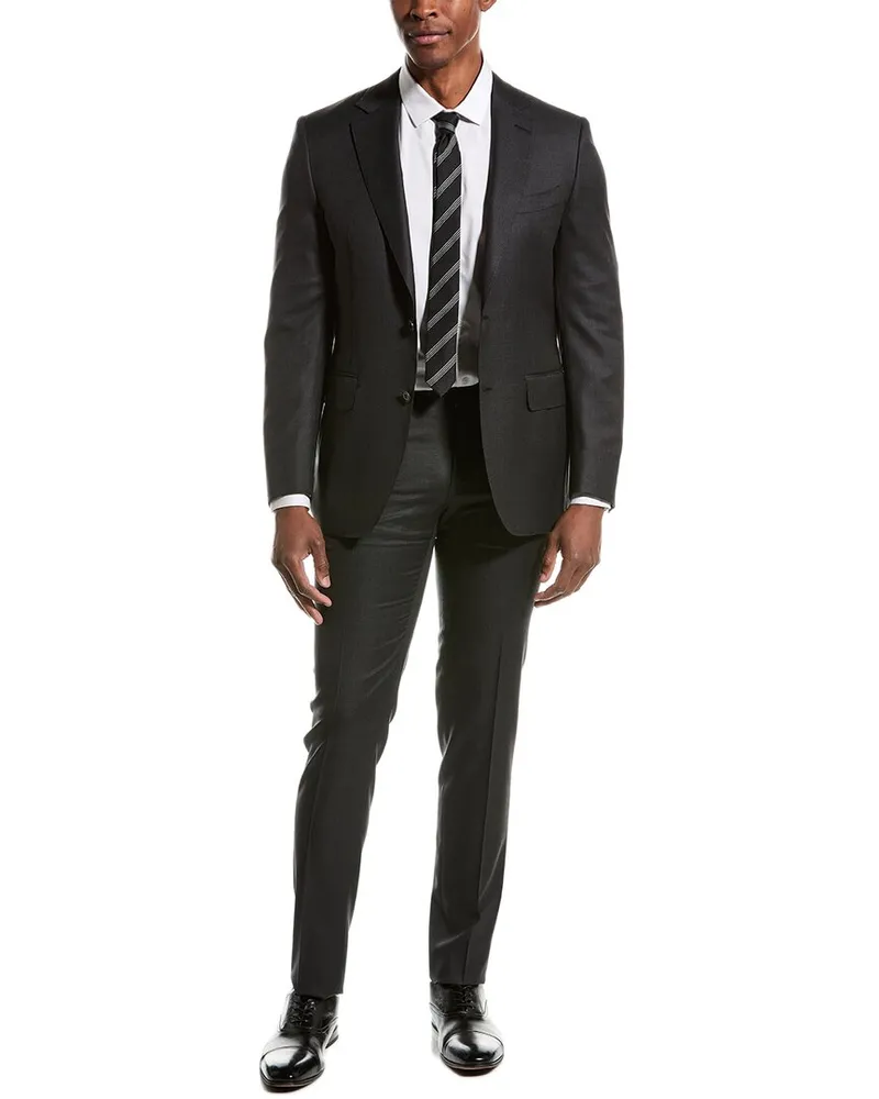 Canali 2pc Wool Suit Black
