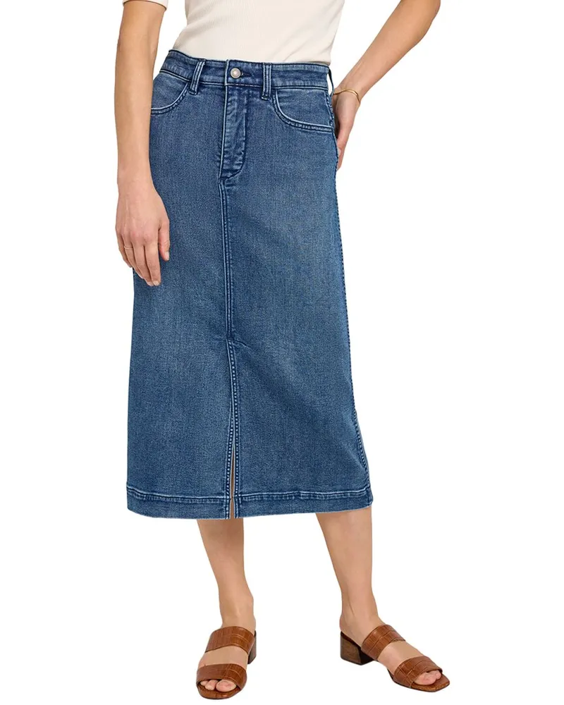 Faherty Stretch Terry Midi Skirt Nocolor