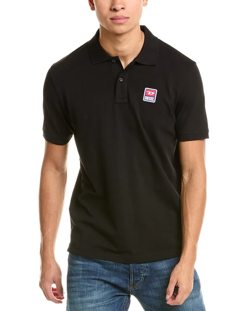 Diesel Smith Polo Shirt Black