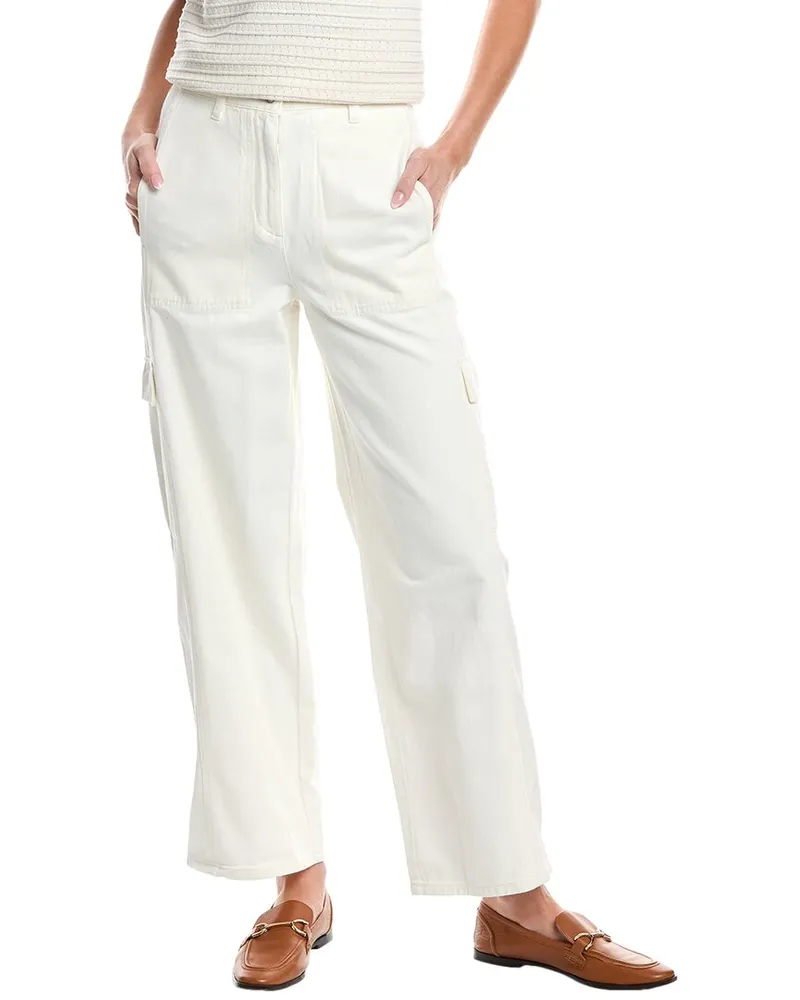 Eileen Fisher Wide Flare Cargo Pant Tan