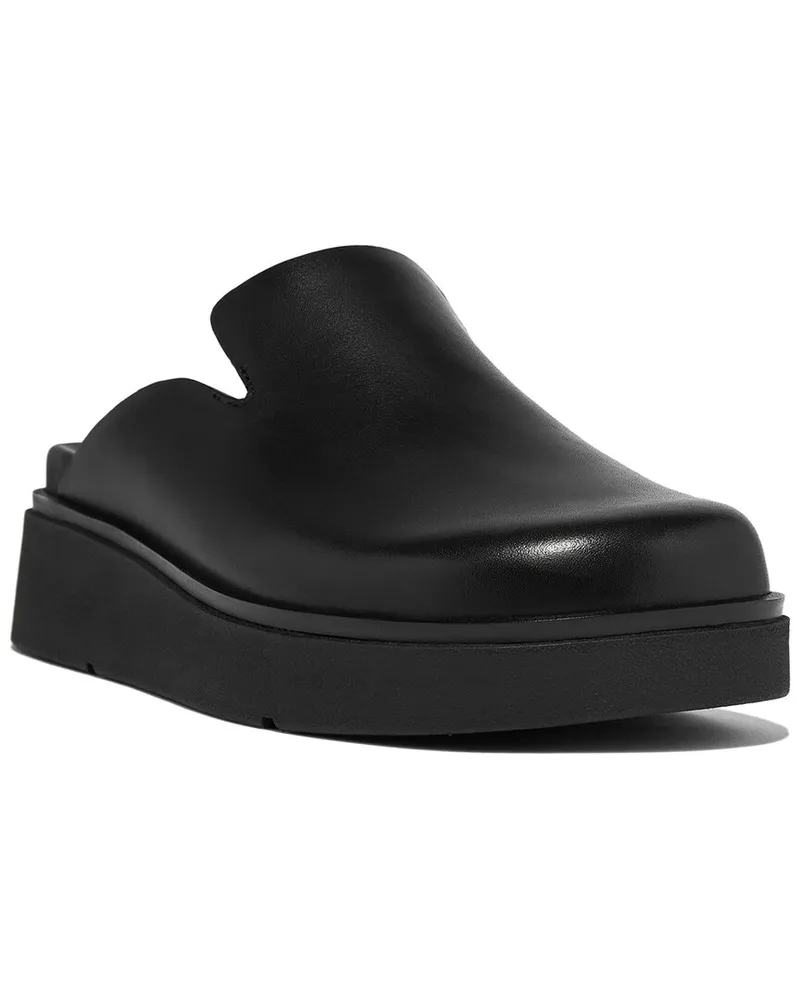 FitFlop Gen-FF Leather Mule Black
