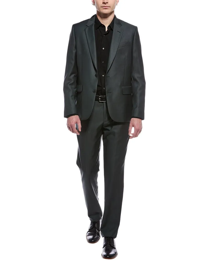 Paul Smith 2pc Soho Fit Wool Suit Green