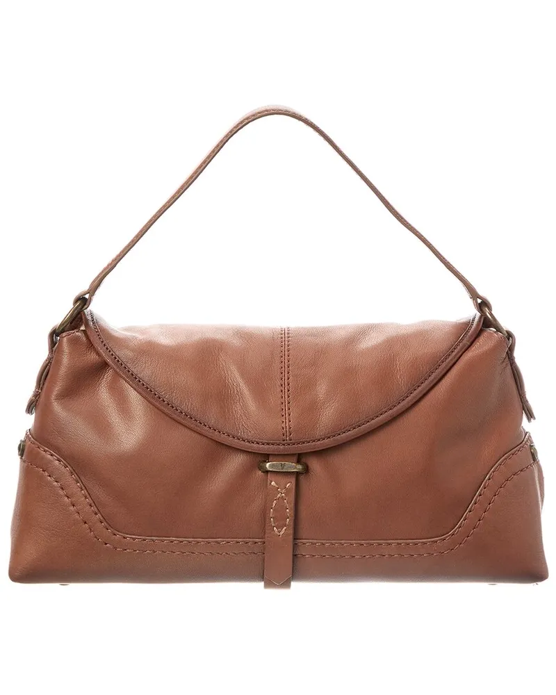 Frye Campus Leather Shoulder Bag Brown