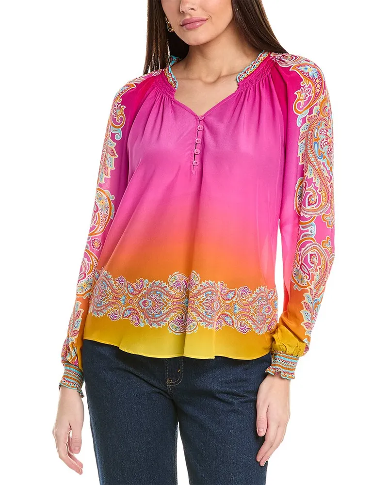 Hale Bob Everleigh Silk Top Nocolor