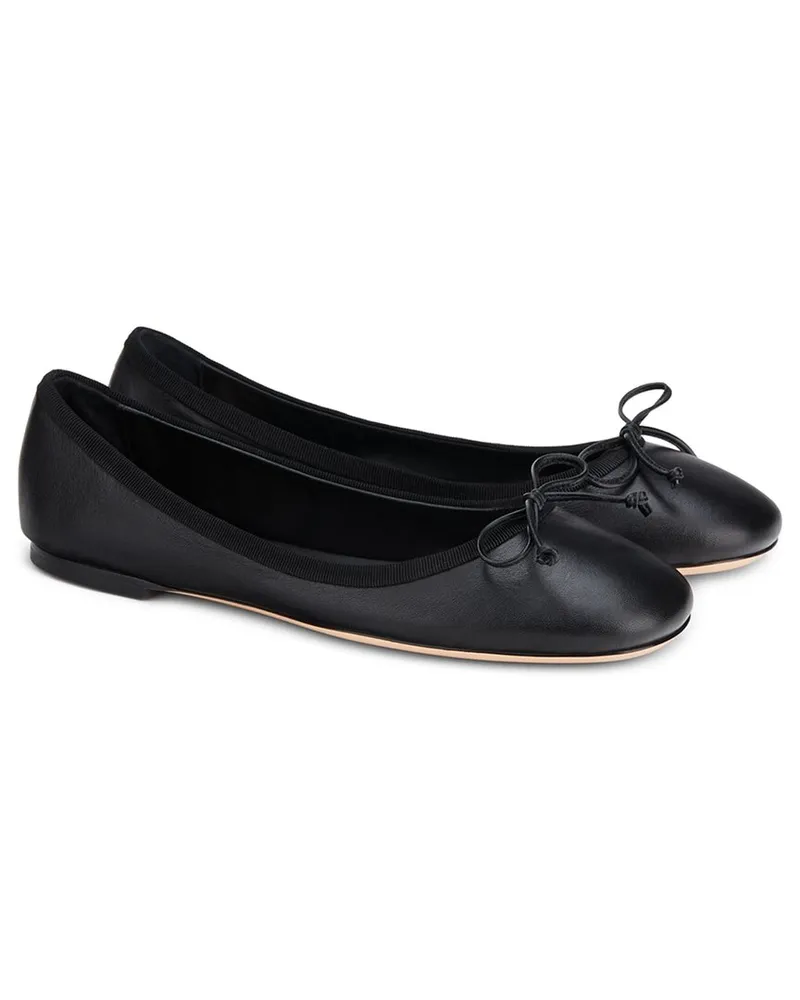 Attilio Giusti Leombruni Kala Leather Ballet Flat Black