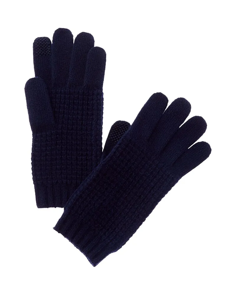 portolano  Cashmere Gloves Blue