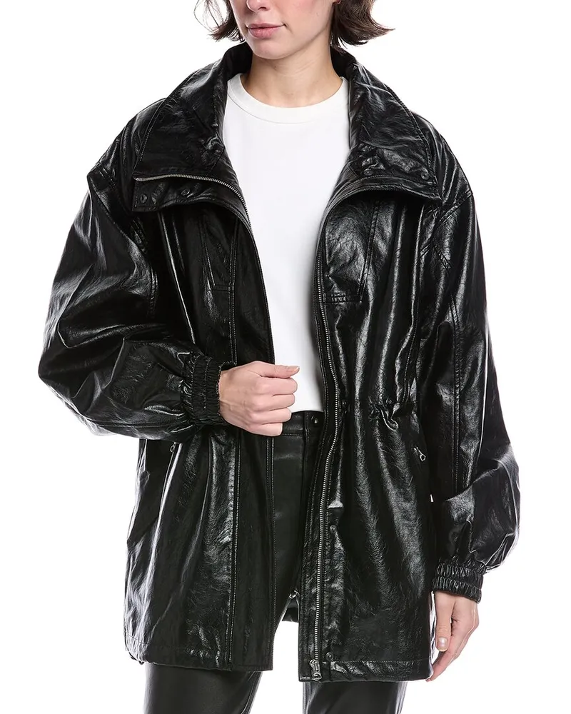 Rag & Bone Monica Foil Jacket Black