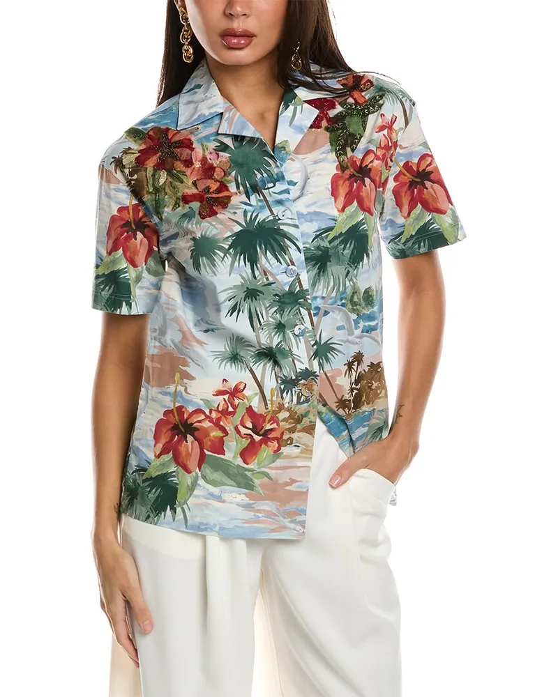 Valentino Garavani Hawaiian Print Shirt Nocolor