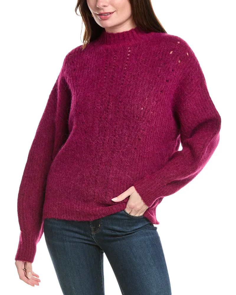 Rebecca Minkoff Caroline Turtleneck Alpaca & Wool-Blend Sweater Nocolor